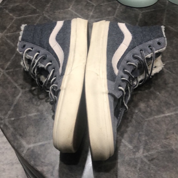 Grey Suede Winter Vans - Picture 9 of 9